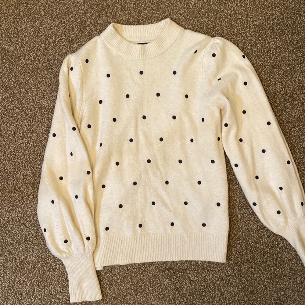 Who What Wear pokadot sweater!